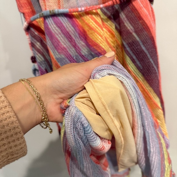 Anthropologie Cecilia Prado Reverie Stripe Sweater Mini Dress - Picture 8 of 14